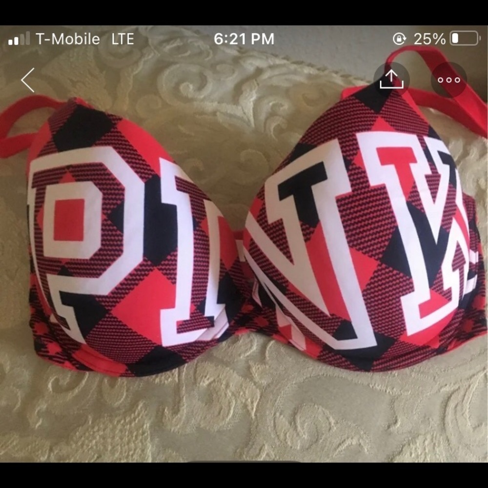 PINK everyday underwire push up bra